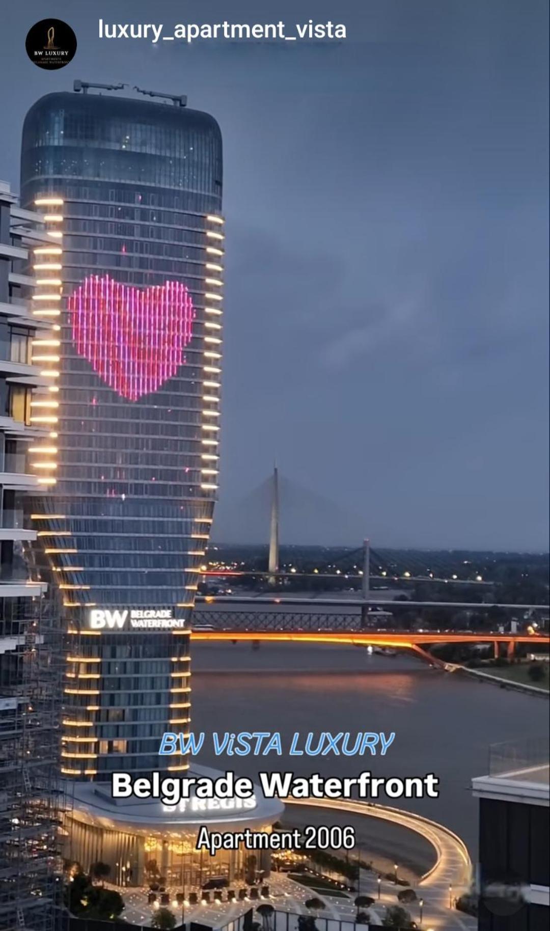 Beograd Na Vodi - BW Vista Luxury Διαμέρισμα Εξωτερικό φωτογραφία